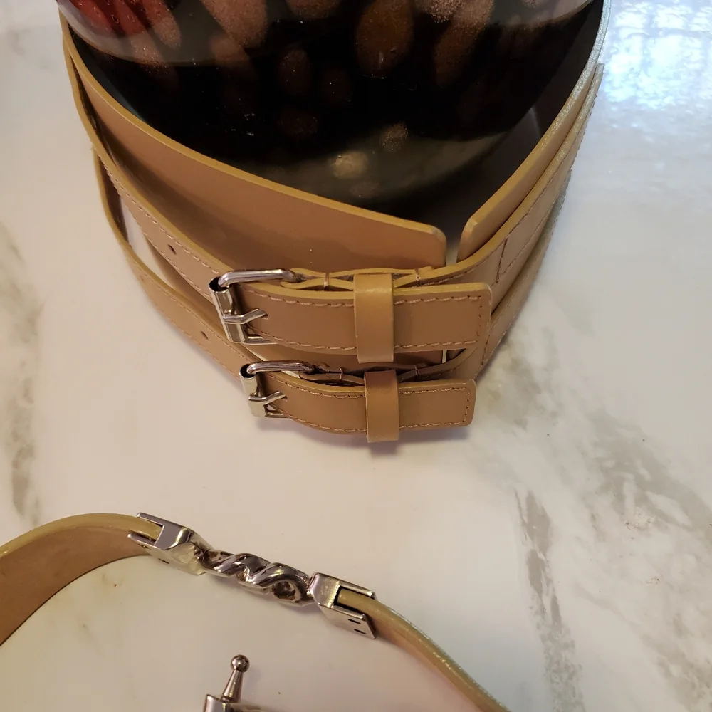 Beautiful Set Of Three  Ladies Belts ,size MED
